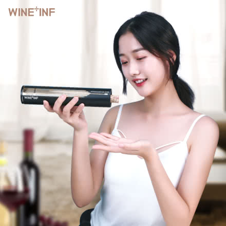威尔弗（WINE+INF）感应式红酒开瓶器电动 金色