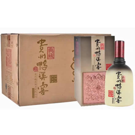 52°贵州鸭溪窖酒·典藏浓香型白酒500ml 6瓶整箱装