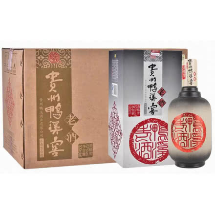 52度贵州鸭溪窖酒·老酒（2011年老酒）浓香型白酒500ml 6瓶整箱装