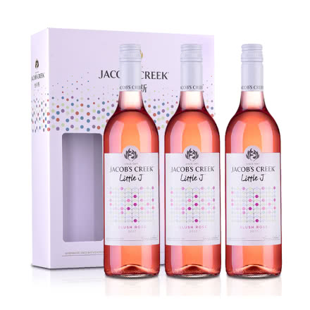 澳大利亚杰卡斯J小调系列清妍桃红葡萄酒750ml三支礼盒装