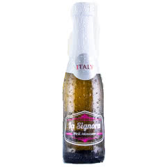 意大利原瓶进口红酒赛罗拉LA SIGNORA低醇香槟气泡酒起泡酒甜白葡萄酒200ml