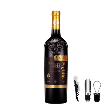 法国原瓶进口法菲妮·侯爵干红葡萄酒750ml单瓶装送酒具三件套