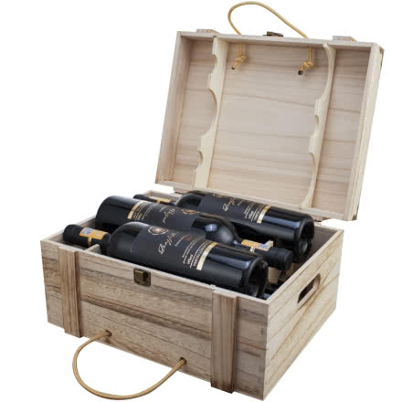 法国进口红酒雷格尼斯干红葡萄酒750mL（6瓶木盒装）