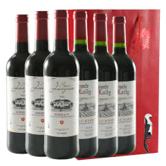 法国原瓶进口 波尔多 AOP级 肖克波尔多+拉瑞子爵干红葡萄酒红酒整箱750ml*6
