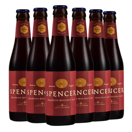 美国诗宾赛修道士假日艾尔原装进口瓶装啤酒330ml*6瓶（六连包）