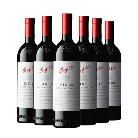 奔富（ Penfolds）BIN28设拉子红葡萄酒750m*6瓶 整箱装 澳大利亚进口