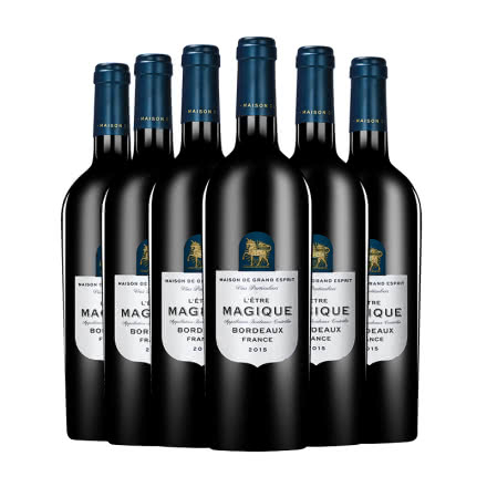 光之颂亿盛境系列波尔多红葡萄酒 750m*6瓶 法国原瓶进口红酒