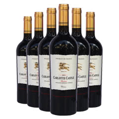 法国原瓶进口黑轩庄园卡洛特城堡干红葡萄酒波尔多AOC红酒750ml*6瓶