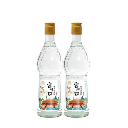42°宫门口古法二锅头优级酒水浓香型 500ml（2瓶）