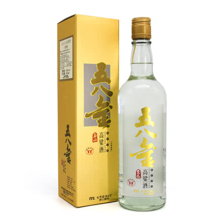 【新酒特惠】58°玉山高粱酒 五八金清香型台湾白酒600ml