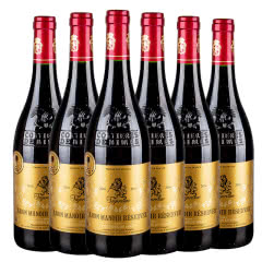 【年货送礼】法国红酒（原瓶进口AOP级）爱龙庄园干红葡萄酒750ml*6瓶 整箱装