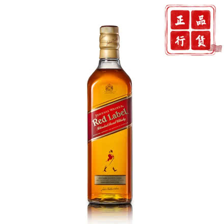 40°英国（Johnnie Walker）尊尼获加红牌红方苏格兰威士忌进口洋酒700ml