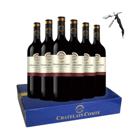 法国原瓶进口红酒 伯爵城堡·卡雅丝干红葡萄酒红酒整箱750ml*6原箱发货