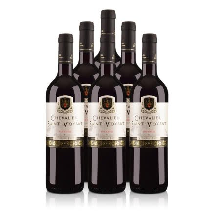 法国(原瓶进口)法圣古堡圣威骑士干红葡萄酒750ml(6瓶装)