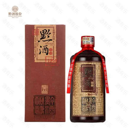 53度 黔酒 手工私藏(2017年)酱香型白酒 纯粮食酒 500ml*1瓶