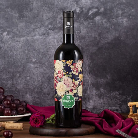 西班牙原瓶进口红酒 高麓圣典园黑玫瑰干红葡萄酒DO级 高度红酒女士红酒750ml
