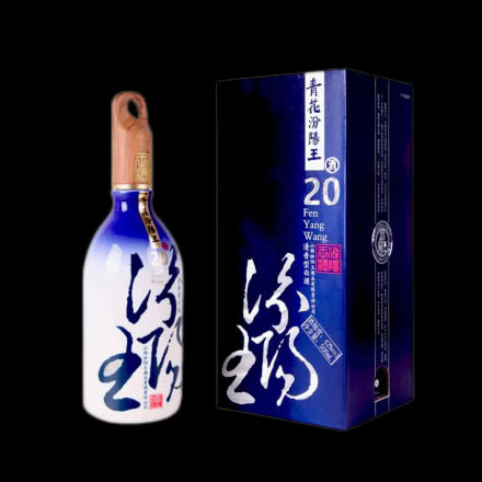 山西汾阳王 42度青花20 清香型白酒 500ml单瓶礼盒装