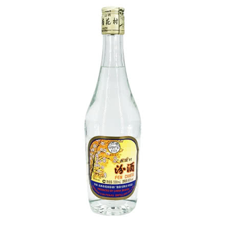 老酒 60°汾酒 玻璃汾酒 清香型白酒 2012年 500mlx1瓶