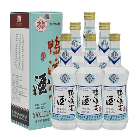 鸭溪窖经典品味（飞天标）54度浓香型白酒500ml*6瓶整箱